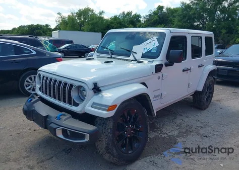 2024 Jeep Wrangler 4Xe Sahara 4Xe from USA, damaged, VIN 1C4RJXP60RW225567